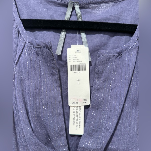 NWT Anthropologie The Somerset Maxi Dress: Lurex Edition Size L - Picture 10 of 12